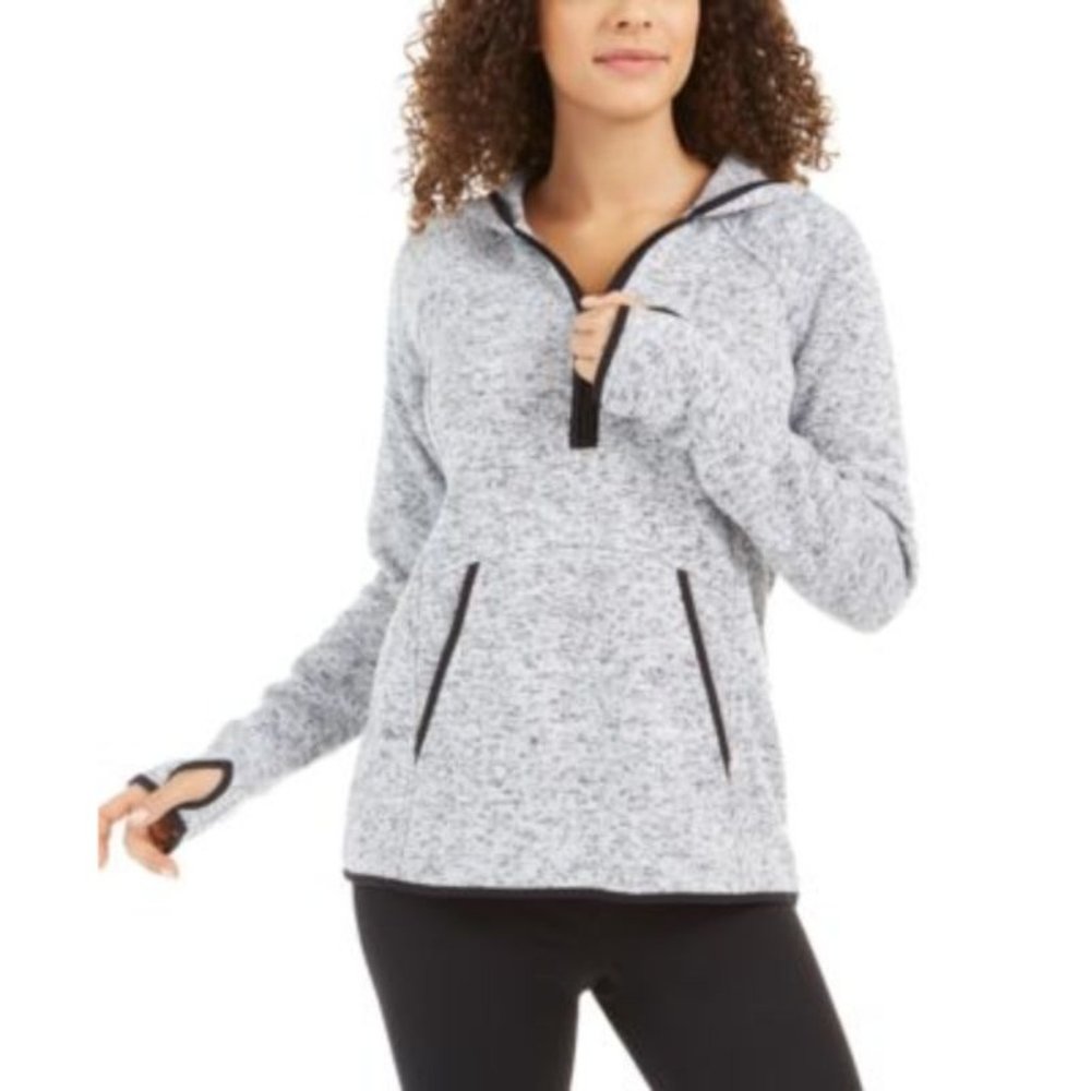 1/4 ZIP SWEATER KNIT SWEATER
